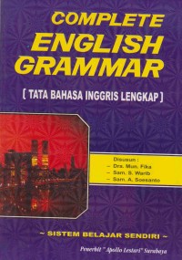 Complete English Grammar: tata bahasa inggris lengkap