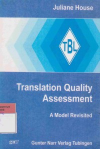 Translation Quality Assessment